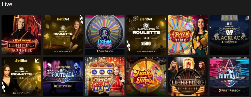 Live Casino Betibet
